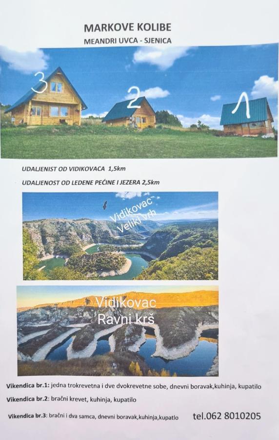 Markove Kolibe 2, Uvac Сйеница Екстериор снимка